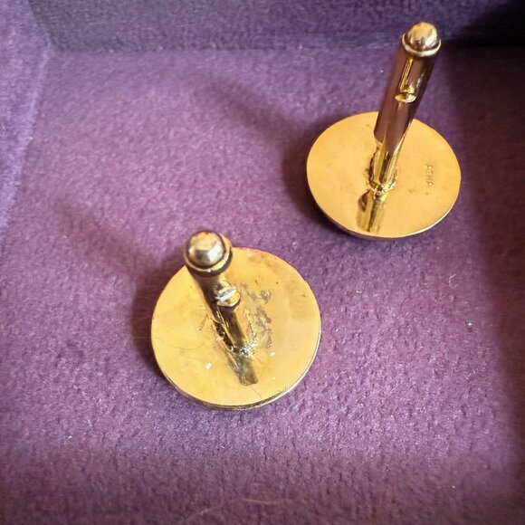 ASHA by ADM Skull and Crossbones Cufflinks Ashley McCormick - Picture 3 of 4